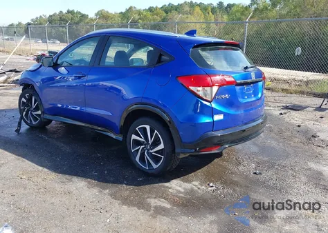 2019 Honda Hr-V Sport из США, поврежденный, VIN 3CZRU6H1XKG733841